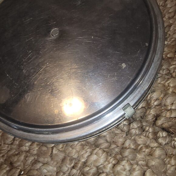 Vintage MIRRO Cake Carrier #2002KM Aluminum Locking Lid w Handle 1950s Excellent - Picture 15 of 16